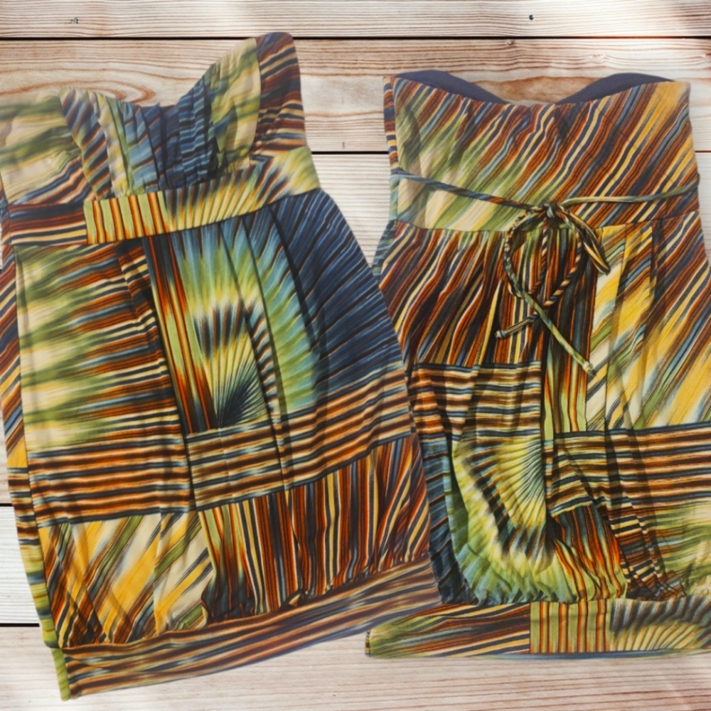 Windsor strapless tunic